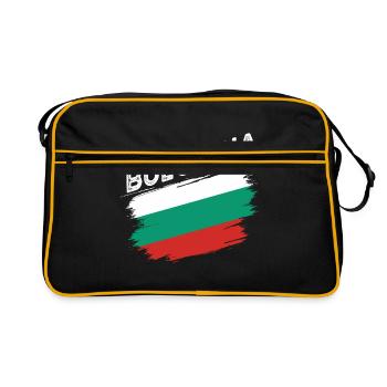 Bulgaria - Retro Bag - black/gold - Front