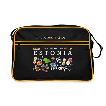 Estonia - Retro Bag - black/gold - Front