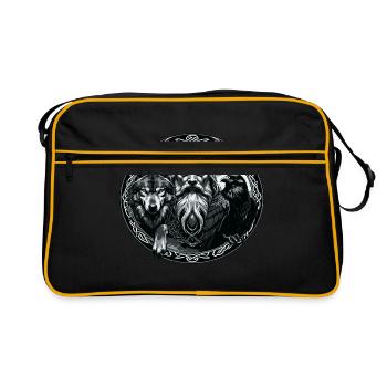 Odin Viking Valhalla Viking Hammer Thor Odin - Retro Bag - black/gold - Front