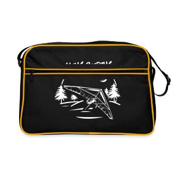 Hang gliding - Retro Bag - black/gold - Front