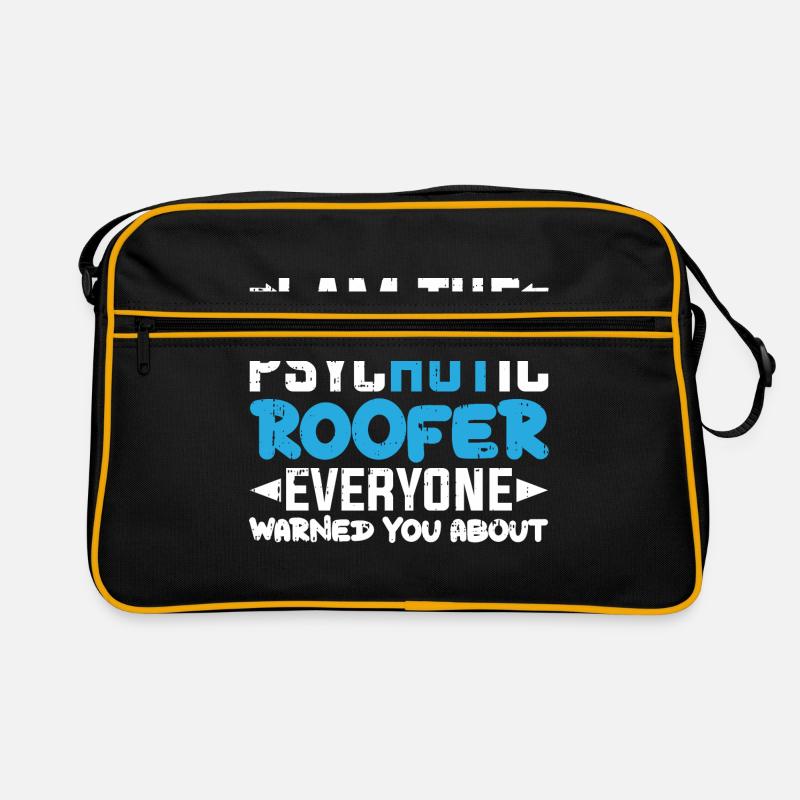 Bauarbeiter Dachdecker Geschenkidee Retro Tasche