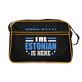 Estonia - Retro Bag - black/gold - Front