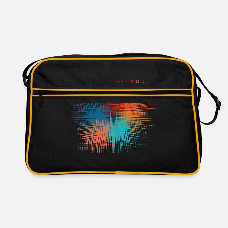 modern pattern colorful Retro Bag