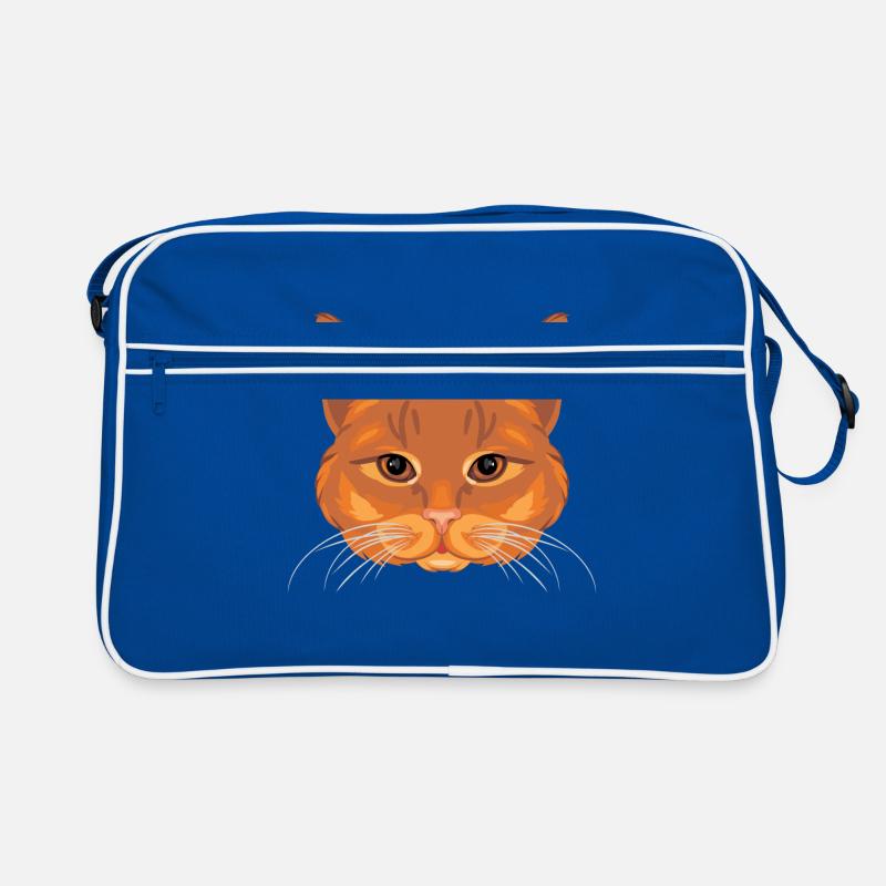 Tête de chat au gingembre Sac Retro