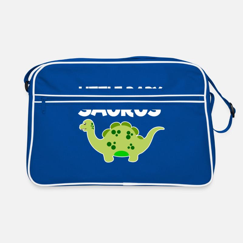 Green Little Baby Saurus v2 Retro Bag