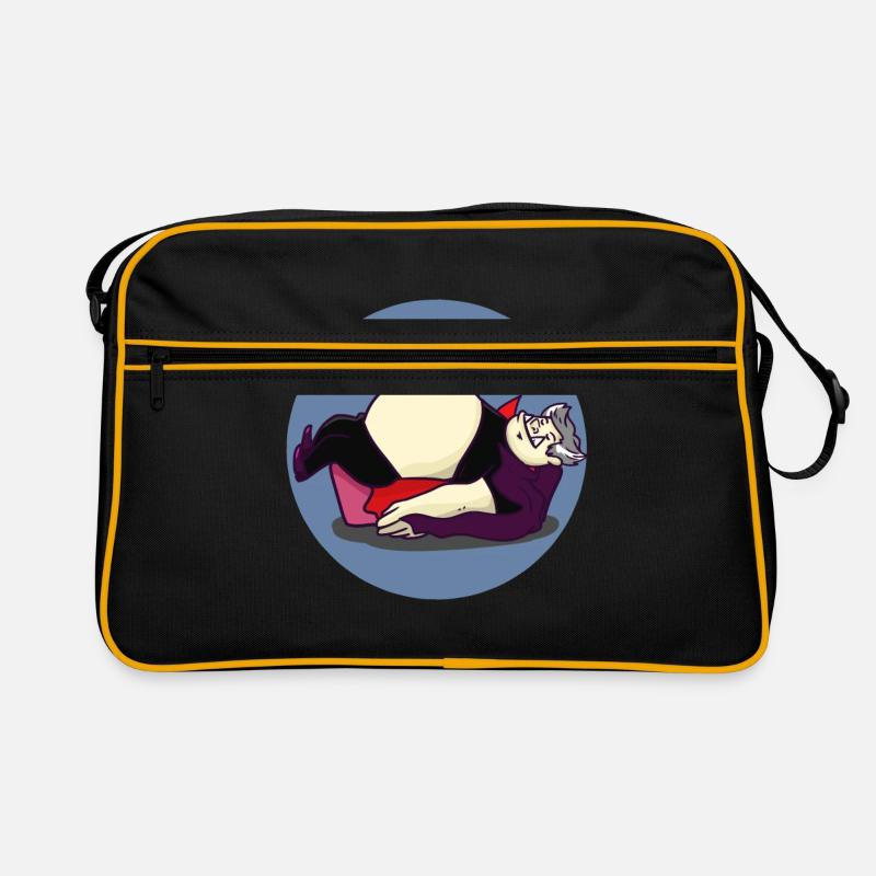 Wampier vampire fat fat word joke gift idea Retro Bag