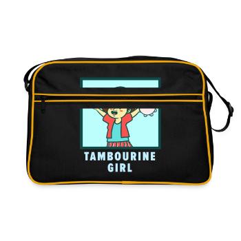 Idée cadeau Tambourin Tambourin - Sac Retro - noir/or - Devant