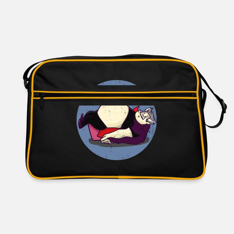 Wampier vampire fat fat word joke gift idea Retro Bag