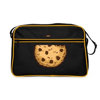 Biscuits biscuits au chocolat biscuits cadeau - Sac Retro - noir/or - Devant