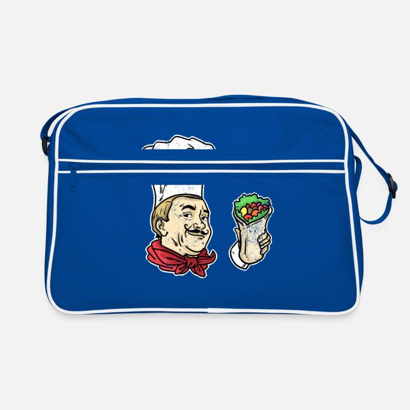 Döner Kebab Koch Geschenk Retro Tasche