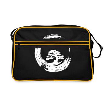 Fengshui bonsai - Retro Bag - black/gold - Front