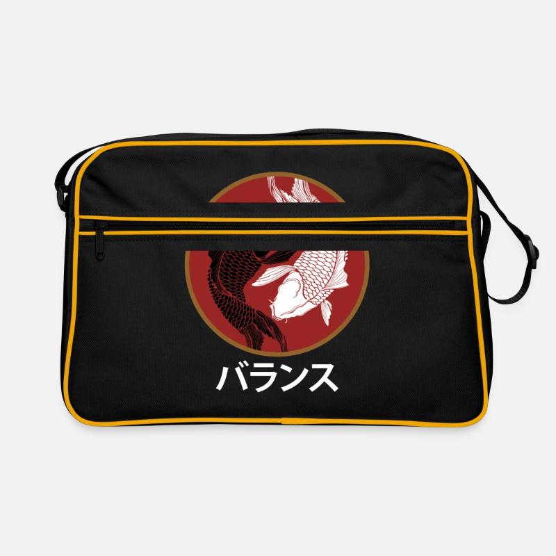 Koi Karpfen Retro Tasche