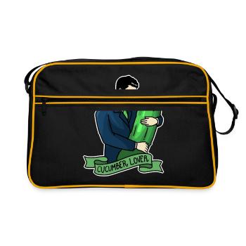 concombres Lovers - Sac Retro - noir/or - Devant