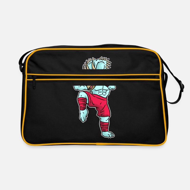 Triceratops kickboxing Retro Bag