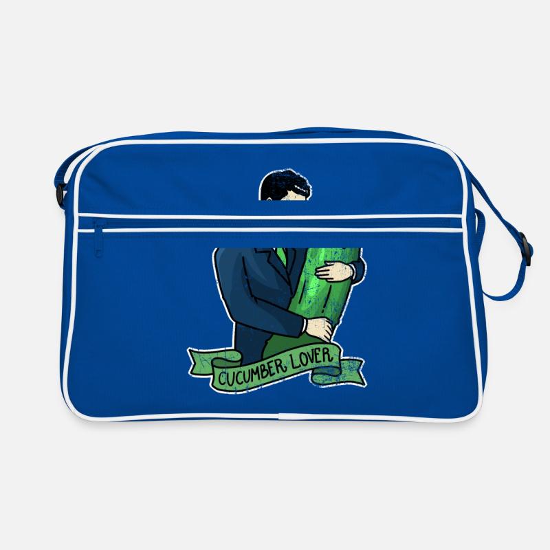 Concombre végétal nourriture végétale cadeau végétalien Sac Retro