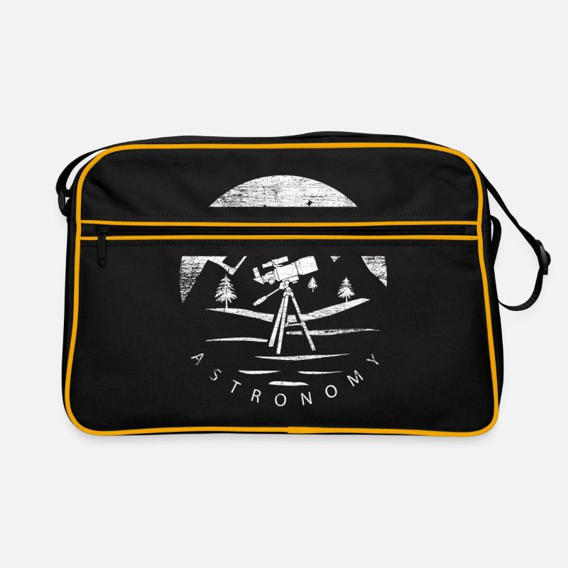 Astronomy science astronaut NASA gift - Retro Bag - black/gold