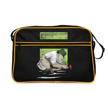 Archaeologist science archeology history - Retro Bag - black/gold - Front
