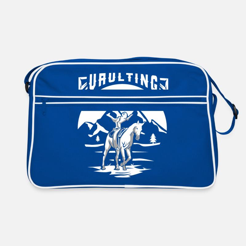 Equestrian vaulting gift Retro Bag