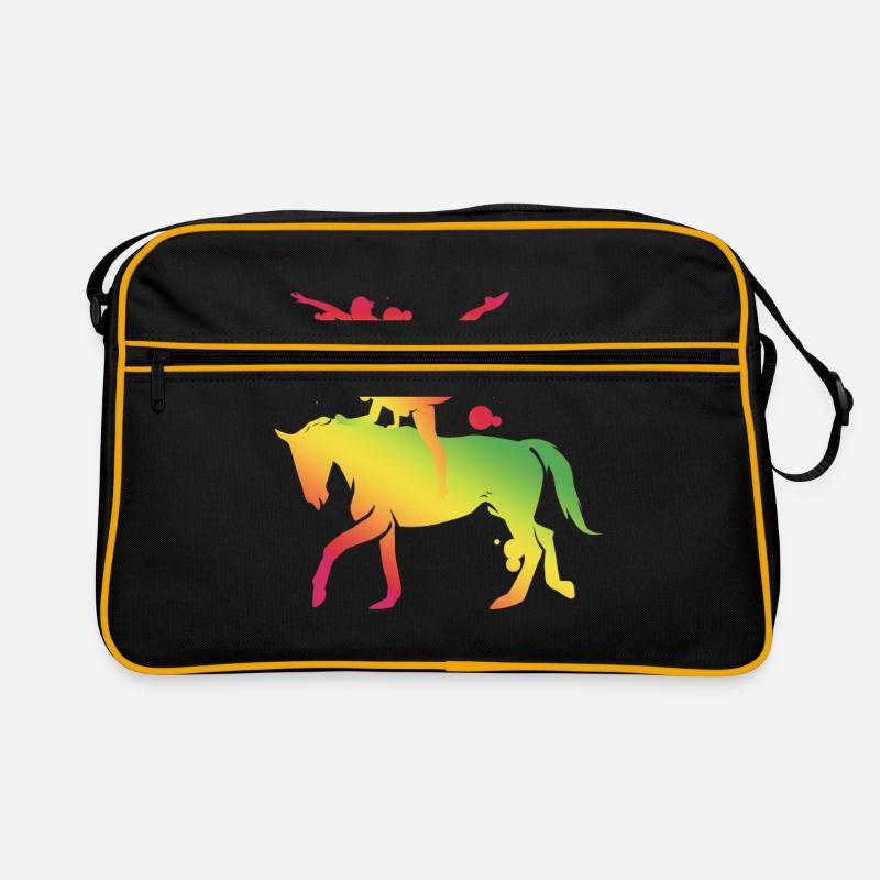 Cheval de saut à cheval Sac Retro