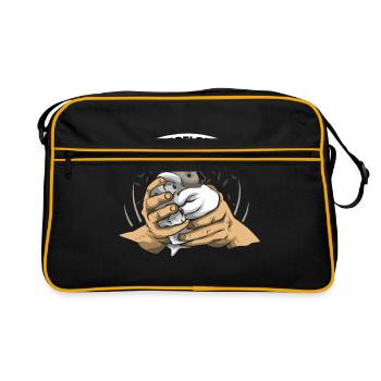 Animal keeper animal park - Retro Bag - black/gold - Front