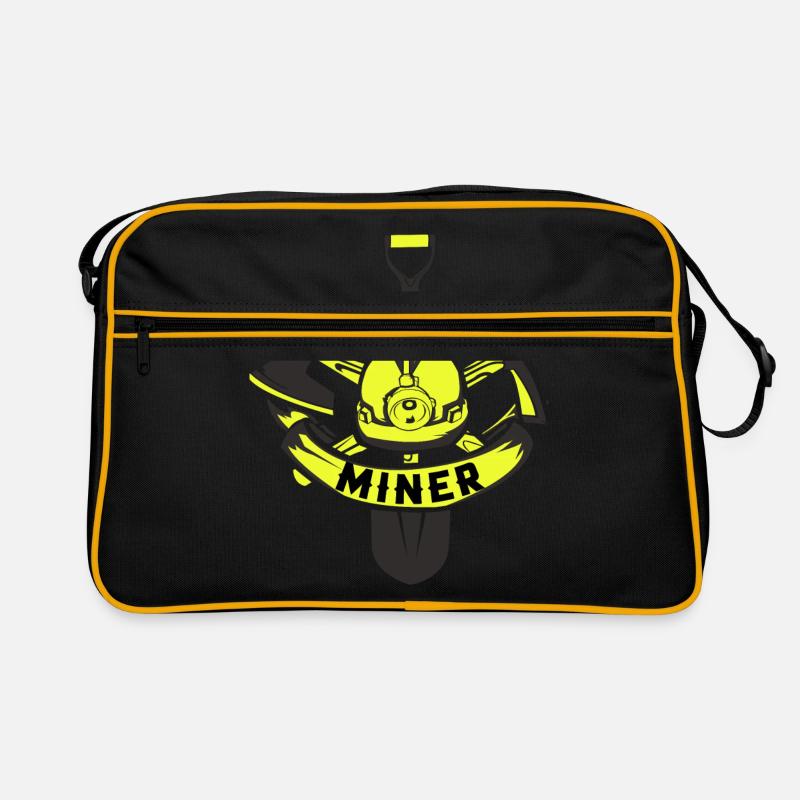 Mines de mines - Sac Retro - noir/or