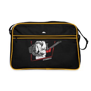 Cadeau de parasite Exterminator - Sac Retro - noir/or - Devant