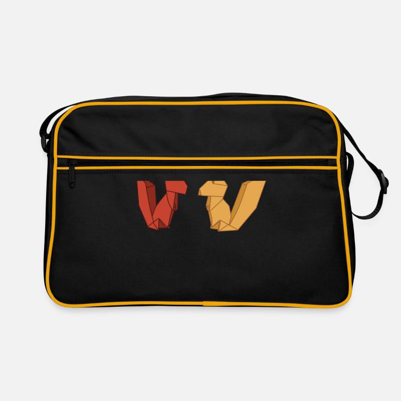 Origami fox Retro Bag