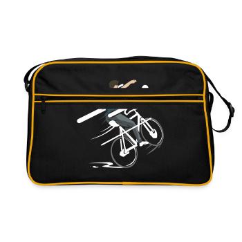 Art Cycling - Retro Bag - black/gold - Front