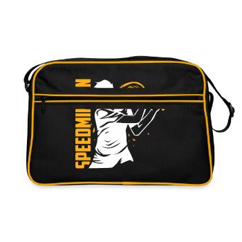 Speedminton - Sac Retro - noir/or - Devant