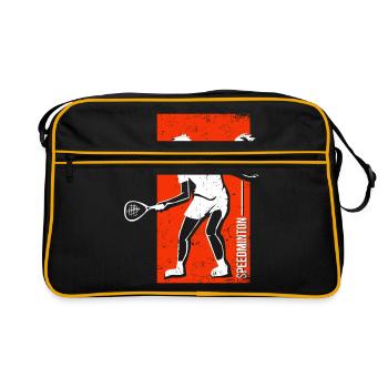 Speedminton - Sac Retro - noir/or - Devant
