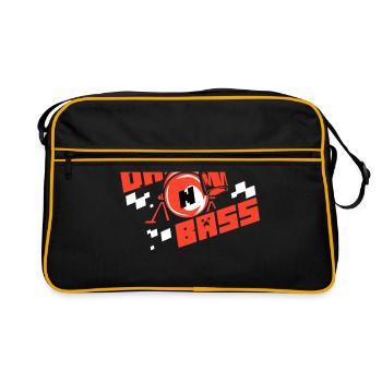 Drum n Bass - Sac Retro - noir/or - Devant
