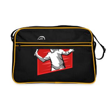 Speedminton - Sac Retro - noir/or - Devant
