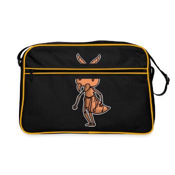 fourmi - Sac Retro - noir/or - Devant