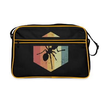 fourmi - Sac Retro - noir/or - Devant
