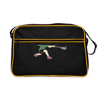 Speedminton - Sac Retro - noir/or - Devant