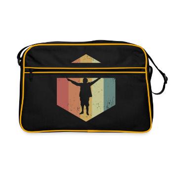 Diabolo - Retro Tasche - Schwarz/Gold - Vorne