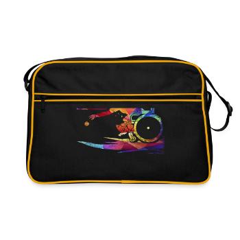 boccia - Retro Bag - black/gold - Front