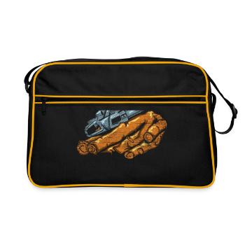 forestry - Retro Bag - black/gold - Front