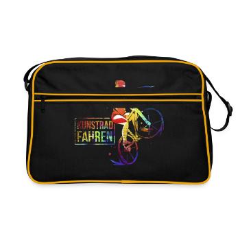 Art Cycling - Retro Bag - black/gold - Front