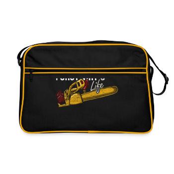 forestry - Retro Bag - black/gold - Front