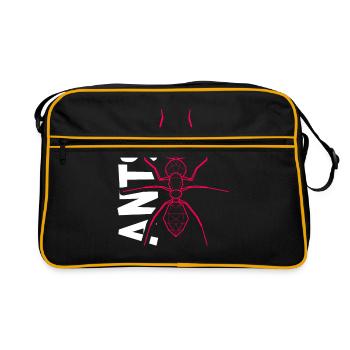 fourmi - Sac Retro - noir/or - Devant