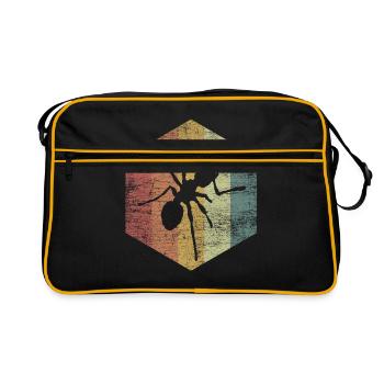 Fourmi vintage - Sac Retro - noir/or - Devant
