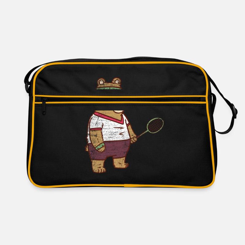 Speedminton bear gift Retro Bag