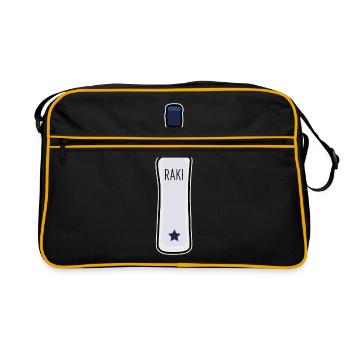 Raki - Retro Bag - black/gold - Front