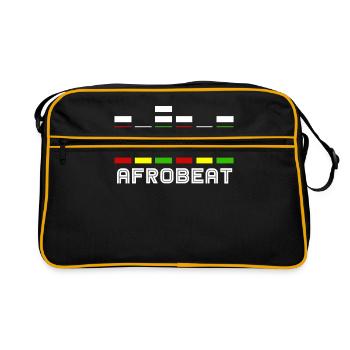 Afro Beat - Retro Bag - black/gold - Front