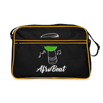 Afro Beat - Retro Bag - black/gold - Front