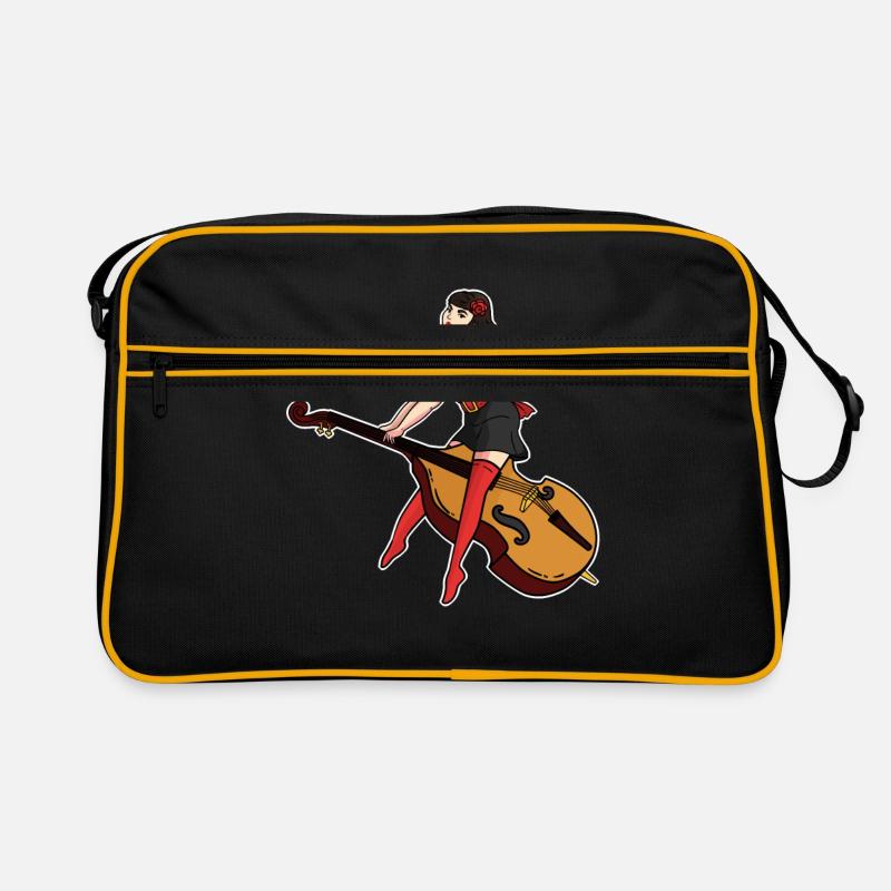 Fille de contrebasse Sac Retro