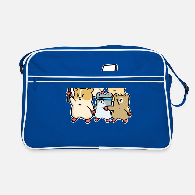 Hamster Protest Aufstand Demonstration Demo Retro Tasche