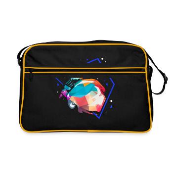 Séchage Polygone - Sac Retro - noir/or - Devant