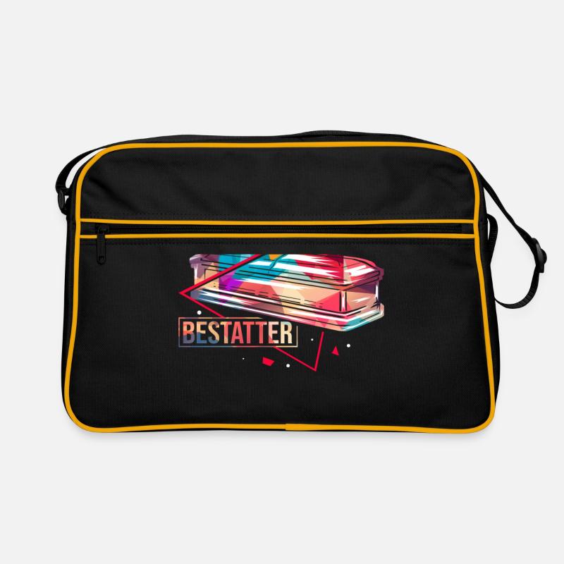 Bestatter - Retro Tasche - Schwarz/Gold